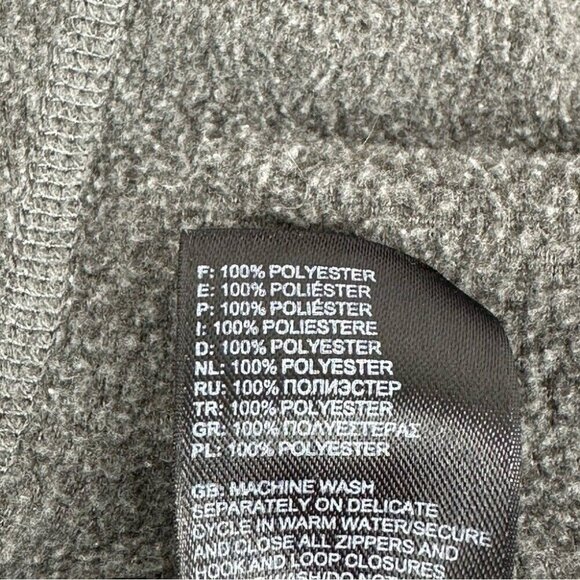 The North Face‎ Women's Grey Polartec Classic Full Zip Fleece Hooded Jacket S/37 - Picture 12 of 16
